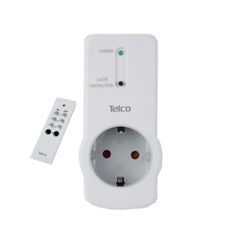 Telco SD-UN4-RF PA-GE9A-01SRF1 Λευκή Τηλεχειριζόμενη Πρίζα