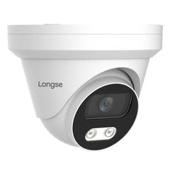 IP κάμερα εξωτερικού χώρου LONGSE με φακό 2.8mm ανάλυση 8MP με εσωτερικό μικρόφωνο και εύρος υπέρυθρων IR έως 25m IP67