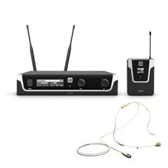 LD Systems U505 BPHH Wireless Microphone System with Bodyack and Headset beige 584 - 608 MHz - LD SYSTEMS