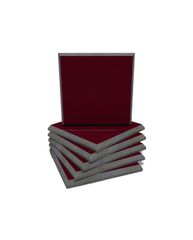 EQ Acoustics Colourpanel 60 Acoustic Foam Tile 60x60x5cm set 6 piece BURGUNDY - EQ Acoustics