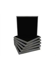 EQ Acoustics Colourpanel 60 Acoustic Foam Tile 60x60x5cm set 6 piece BLACK - EQ Acoustics