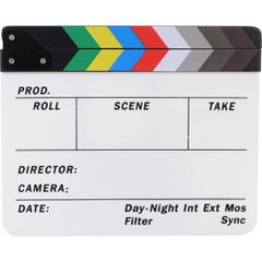 ARTSOUND PCLBSB Clapper Board Pro Color Clapboard - ArtSound and Lights