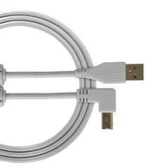 UDG U95004WT Ultimate Audio Cable USB 2.0 A-B White Angled 1m - UDG