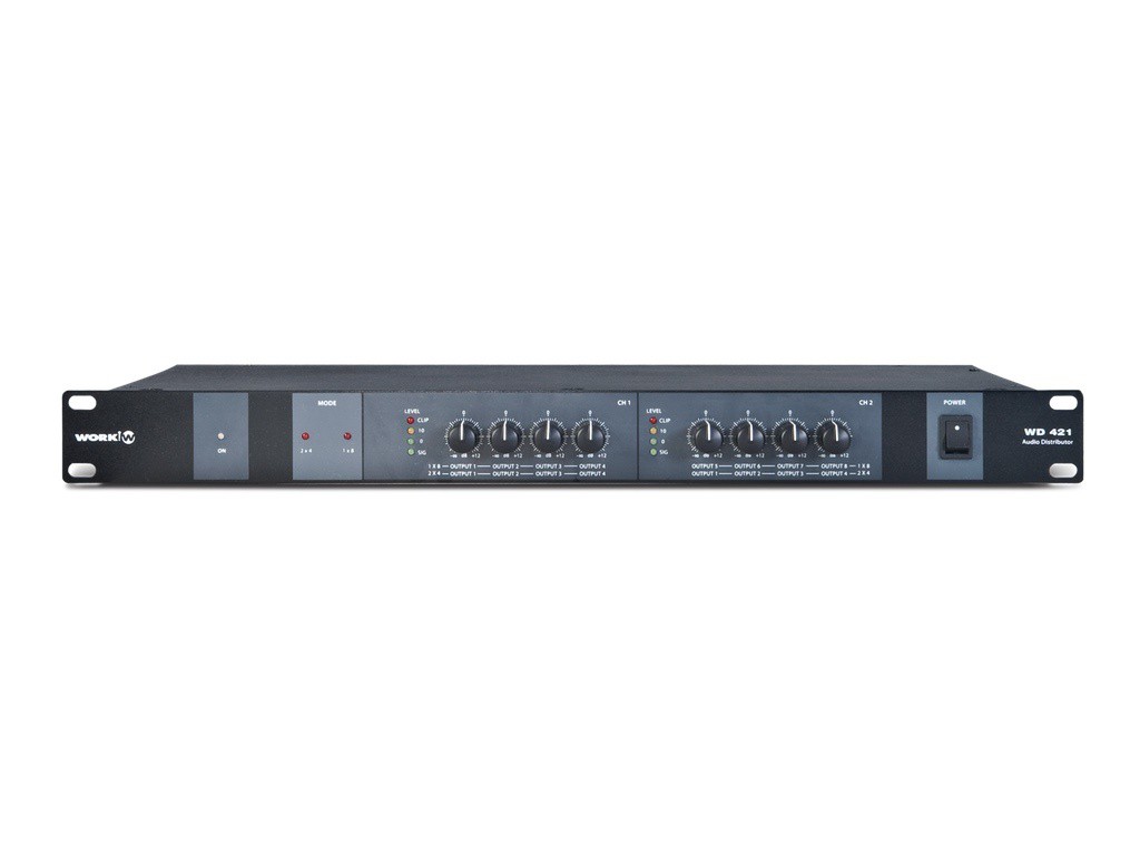 WORK WD 421 Audio Splitter 2 in & 2 out - WORK