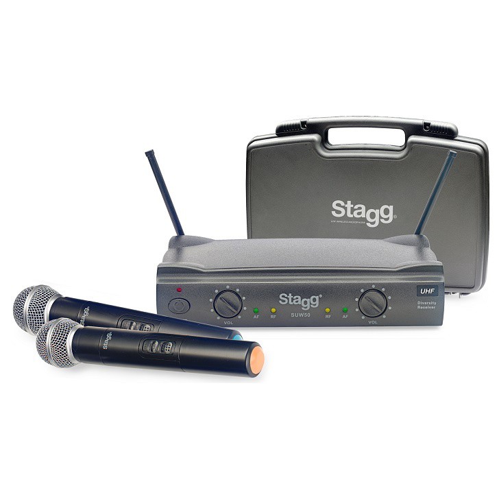 STAGG SUW-50-MM-EG 2 Channel Wireless Microphone System - Stagg