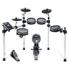 ALESIS Command Mesh Kit Electronic Drums Set Eight-Piece Electronic Drum Kit with Mesh Heads - ALESIS