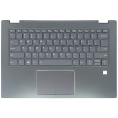 Πληκτρολόγιο - Laptop Keyboard Palmrest για Lenovo Yoga 520-14IKB 80X8003HAU 80X8003NAU 5CB0N89971 PC4CB-US US With Touchpad Backlight Onyx Grey ( Κωδ.40457USPALM )