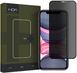 Hofi Hofi Anti Spy Pro+ Tempered Glass Privacy - Full Face Αντιχαρακτικό Γυαλί Προστασίας Απορρήτου Οθόνης - Apple iPhone 11 / XR - Black (9490713933459)