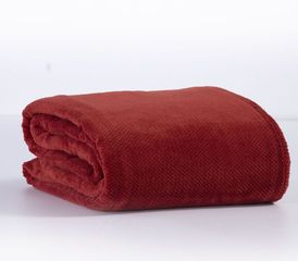 Κουβέρτα Fleece Υπέρδιπλη Record 23 Paprica 240X220 Nef-Nef