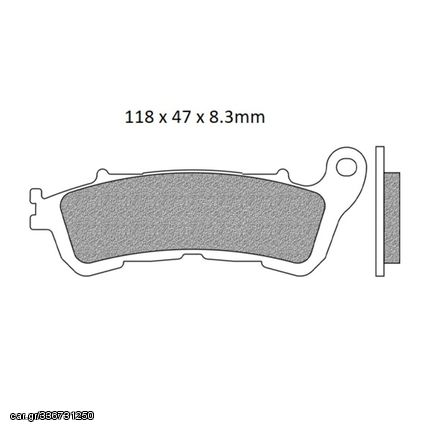 Τακάκια Σετ PREMIER Για SUZUKI SIXTEEN 125cc UX (CN) 2007 2008 2009 2010 2011 2012 2013 2014