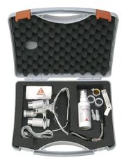 Σετ Μεγεθυντικές Λούπες Heine 3.5x/420mm με Φωτισμό Heine LED LoupeLight 2