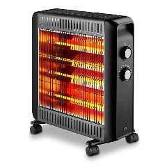 Ηλεκτρική θερμάστρα χαλαζία 2200W LIFE COZY με 4 θερμαντικές λάμπες ιδανική για χώρους έως 30τ.μ.