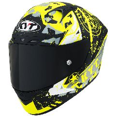 ΚΡΑΝΟΣ FULL FACE NZ-RACE DESIGN 20 BLAZING MATT YELLOW ECE 22.06 | KYT