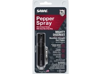 Ισχυρό & Διακριτικό Pepper Spray Sabre MD-BK-02 5ml Black με Κρίκο 