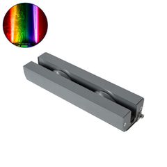 GLOBOSTAR® WINDOWARTE 90721 Φωτιστικό Ανάδειξης Παραθύρων LED 18W 1440lm 8° x 180° DC 24V Αδιάβροχο IP67 Πολύχρωμο RGBW Dimmable DMX512 - CREE XPE Chip - Γκρι Ανθρακί - Μ25 x Π7 x Υ4.5cm - 3 Χρόνια Εγ