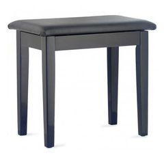 STAGG PBF23 BKP SBK Piano Bench Black Polished Vinyl Top - Stagg