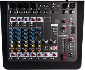 ALLEN HEATH ZEDi 10 Analog Mixing Desk (4 mic/line , 2 stereo/USB) - ALLEN-HEATH
