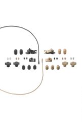Audio Technica BP896 Subminiature omnidirectional condenser lavalier microphone, includes AT8539 power module - AUDIO-TECHNICA