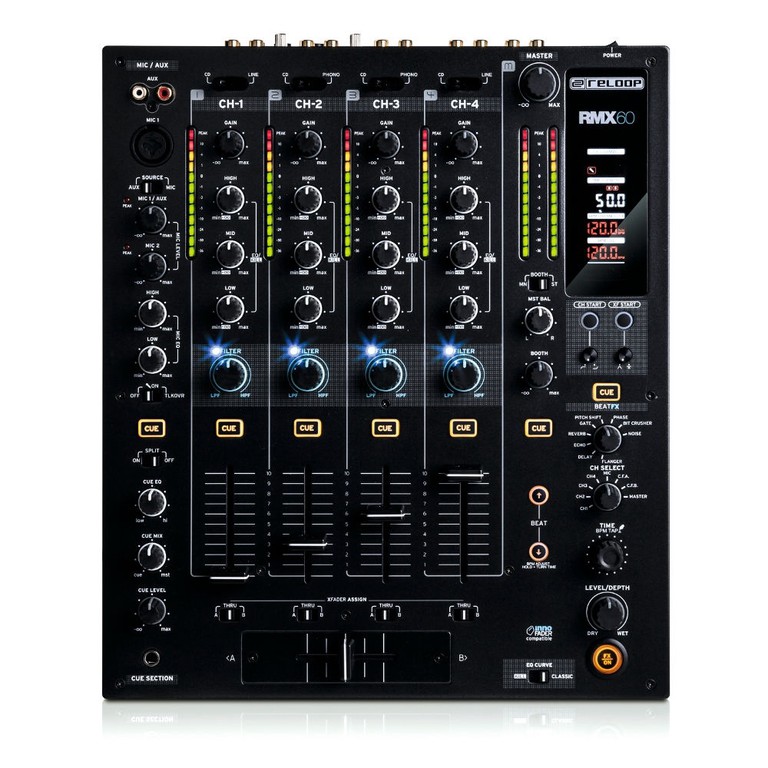 Reloop RMX 60 Digital dj MIXER 5 CHANNELS - Reloop