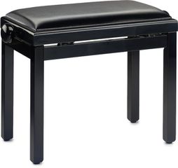 STAGG PB39 SVBK Adjustable Piano Bench Polished Ebony - Stagg