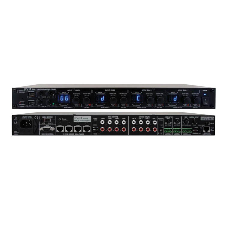 BIAMP ZONE4 4-zone stereo pre-amplifier - Biamp