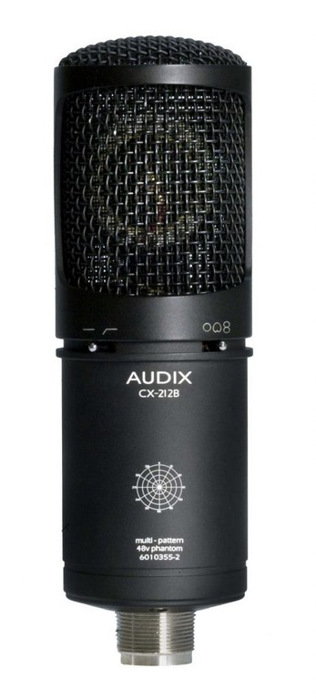 AUDIX CX212B Large diaphragm, multi-pattern studio condenser microphone - AUDIX