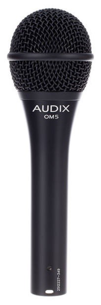 AUDIX OM5 Dynamic vocal microphone with hyper-cardioid polar pattern - AUDIX