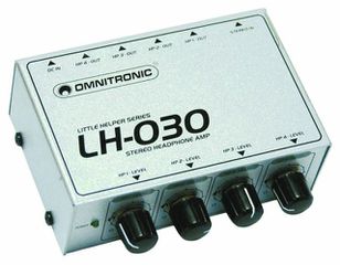 OMNITRONIC LH-030 4xHEADPHONE AMPLIFIER - OMNITRONIC