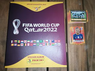 fifa world cup quatar 2022 αλμπουμ +250 χαρτακια σε αριστη κατασταση