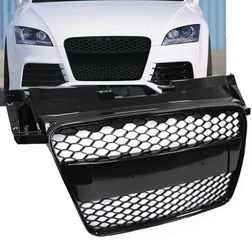 ΜΑΣΚΑ ΕΜΠΡΟΣ Badgeless Front Grille Audi TT 8J (2006-2014) RS Design Black