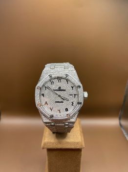 Audemars Piguet Royal Oak iced Out Bustdown Superclone αντίγραφο 