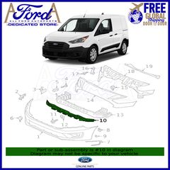 FORD TRANSIT CONNECT 2018-2020 FRONT BUMPER PLASTIC SUPPORT ABSORBER GENUINE NEW
