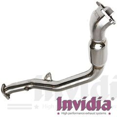 Front/Downpipe με αγωνιστικό καταλύτη της Invidia για Subaru Impreza WRX GD-A 01+ 76mm (SBDP01013C)