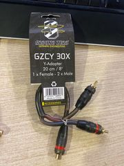 Καλώδιο RCA Y-Connector 30Cm, 1 RCA θηλυκό - 2 RCA αρσενικά - GZCY 30X eautoshop gr