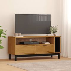 Έπιπλο Τηλεόρασης FLAM 110 x 40 x 50 εκ. από Μασίφ Ξύλο Πεύκου 357820
