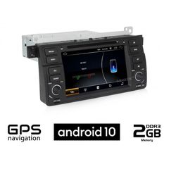 OEM οθόνη android 10 BMW E46 2gb ram DDR3 16GB ROM cd dvd gps mirror link ελληνικό μενού -thumb-1