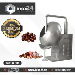 Μηχανή επικάλυψης σοκολάτας υψηλής απόδοσης 2-5 κιλών-inox24-ΟΙ ΧΑΜΗΛΟΤΕΡΕΣ ΤΙΜΕΣ ΣΤΗΝ ΕΛΛΑΔΑ