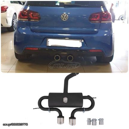 Complete Exhaust System suitable for VW Golf 5 R32 (2003-2007) & Golf 6 R20 (2008-2013) Catback Muffler R20 R32