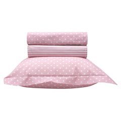 Σετ σεντόνια βρεφικά Art 5132 Pink διαστάσεων 120x170cm σε χρώμα ροζ