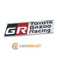 Μεταλλικό Αυτοκόλλητο GR Gazoo για Toyota 