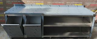 Ερμάριο Ανοξείδωτο Με 2 Αμπάρια 240x70x86Cm - Καινούργιο.-thumb-1