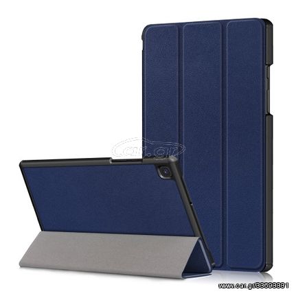Δερμάτινη Θήκη Βιβλίο Tri-Fold με Βάση Στήριξης για Samsung Galaxy Tab A7 (2020) T500 T505 T507 - Σκούρο Μπλε