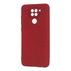 Θήκη Σιλικόνης TPU Ματ για Xiaomi Redmi Note 9 - Κόκκινο
