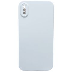 Matt TPU case protect lens for iPhone X / XS white