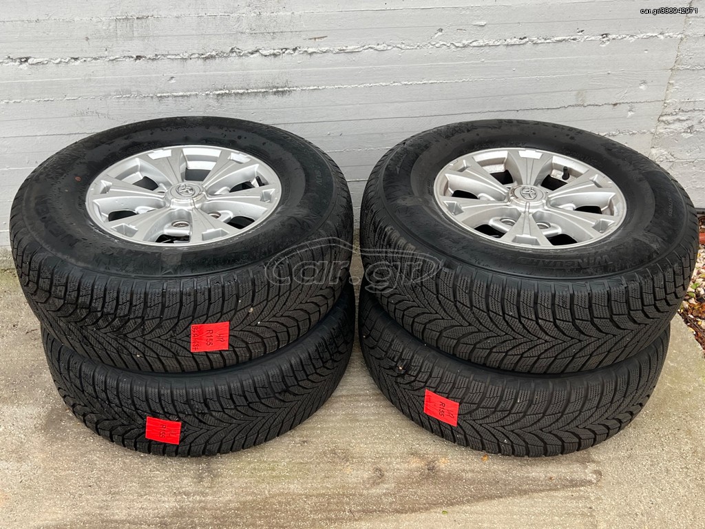 4 Γνήσια ζαντολάστιχα 255/70R15 Toyota hilux 13