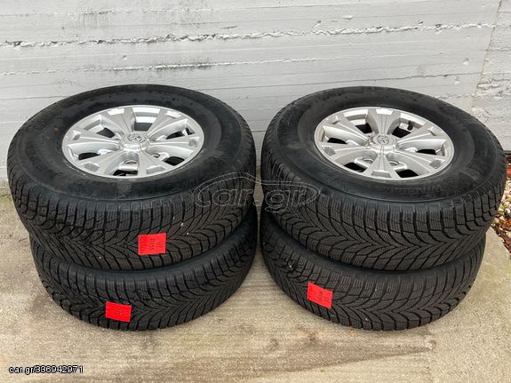 4 Γνήσια ζαντολάστιχα 255/70R15 Toyota hilux 13