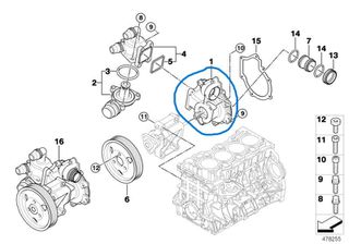 ΑΝΤΛΙΑ ΝΕΡΟΥ BMW E81 E82 E88 E87 E46 E90 E91 E92 E93 E60 Ε83 E84 Ε85 / BGA ''BMW Bαμβακας''-thumb-7