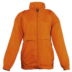 SOL'S SURF KIDS 32300 ΠΑΙΔΙΚΟ ΑΝΤΙΑΝΕΜΙΚΟ ΑΔΙΑΒΡΟΧΟ MONOΧΡΩΜΟ JACKET ORANGE-400