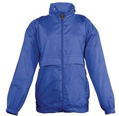 SOL'S SURF KIDS 32300 ΠΑΙΔΙΚΟ ΑΝΤΙΑΝΕΜΙΚΟ ΑΔΙΑΒΡΟΧΟ MONOΧΡΩΜΟ JACKET ROYAL BLUE-241
