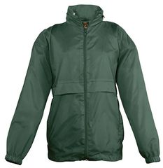 SOL'S SURF KIDS 32300 ΠΑΙΔΙΚΟ ΑΝΤΙΑΝΕΜΙΚΟ ΑΔΙΑΒΡΟΧΟ MONOΧΡΩΜΟ JACKET FOREST GREEN-266